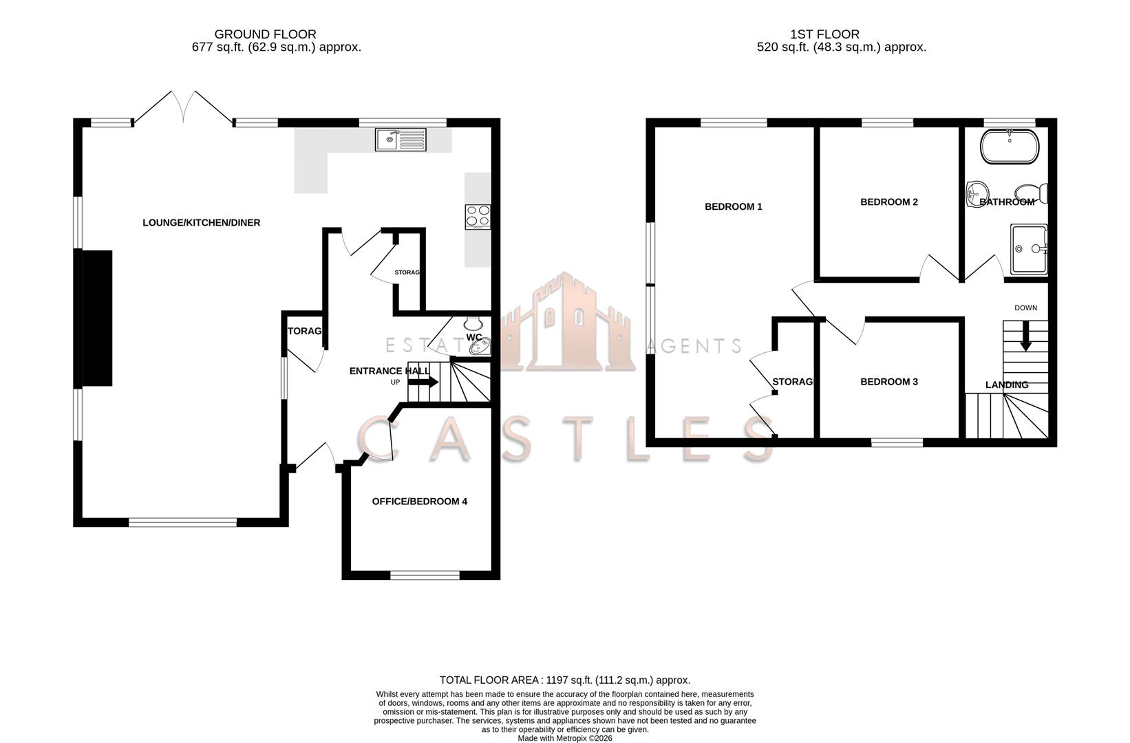 31, Dore Avenue, Fareham floorplan