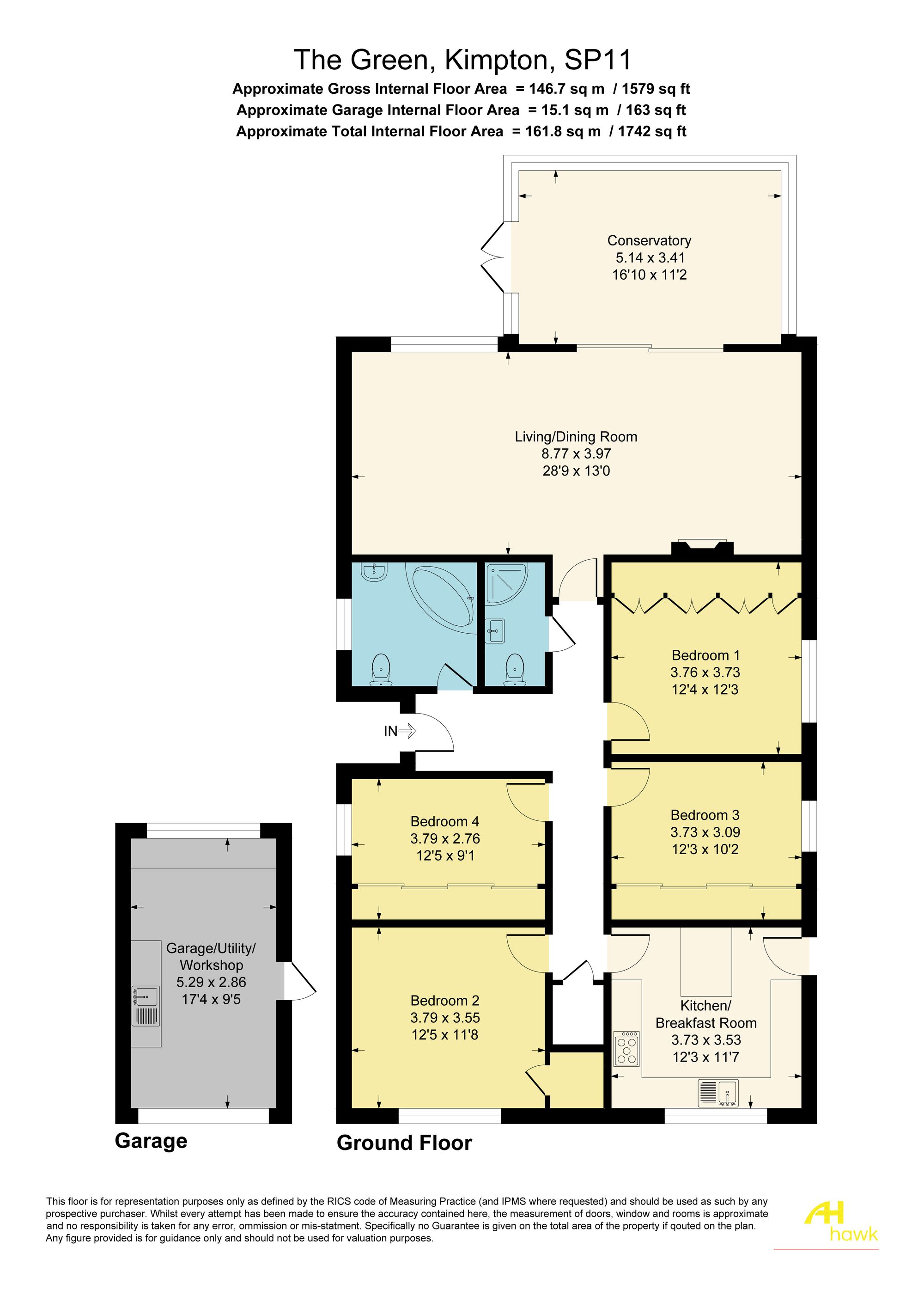 1 The Green, Andover floorplan