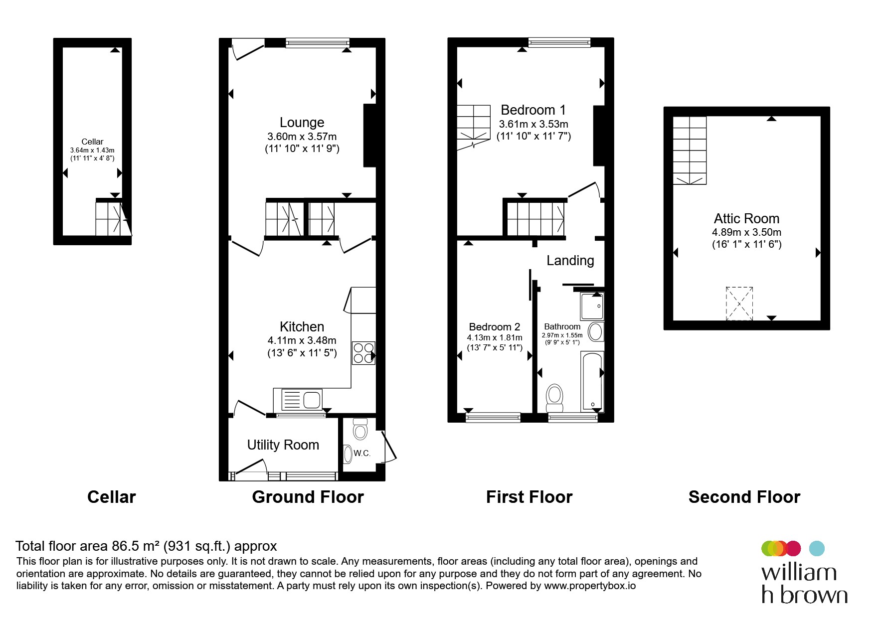 50, High Street, Rotherham floorplan