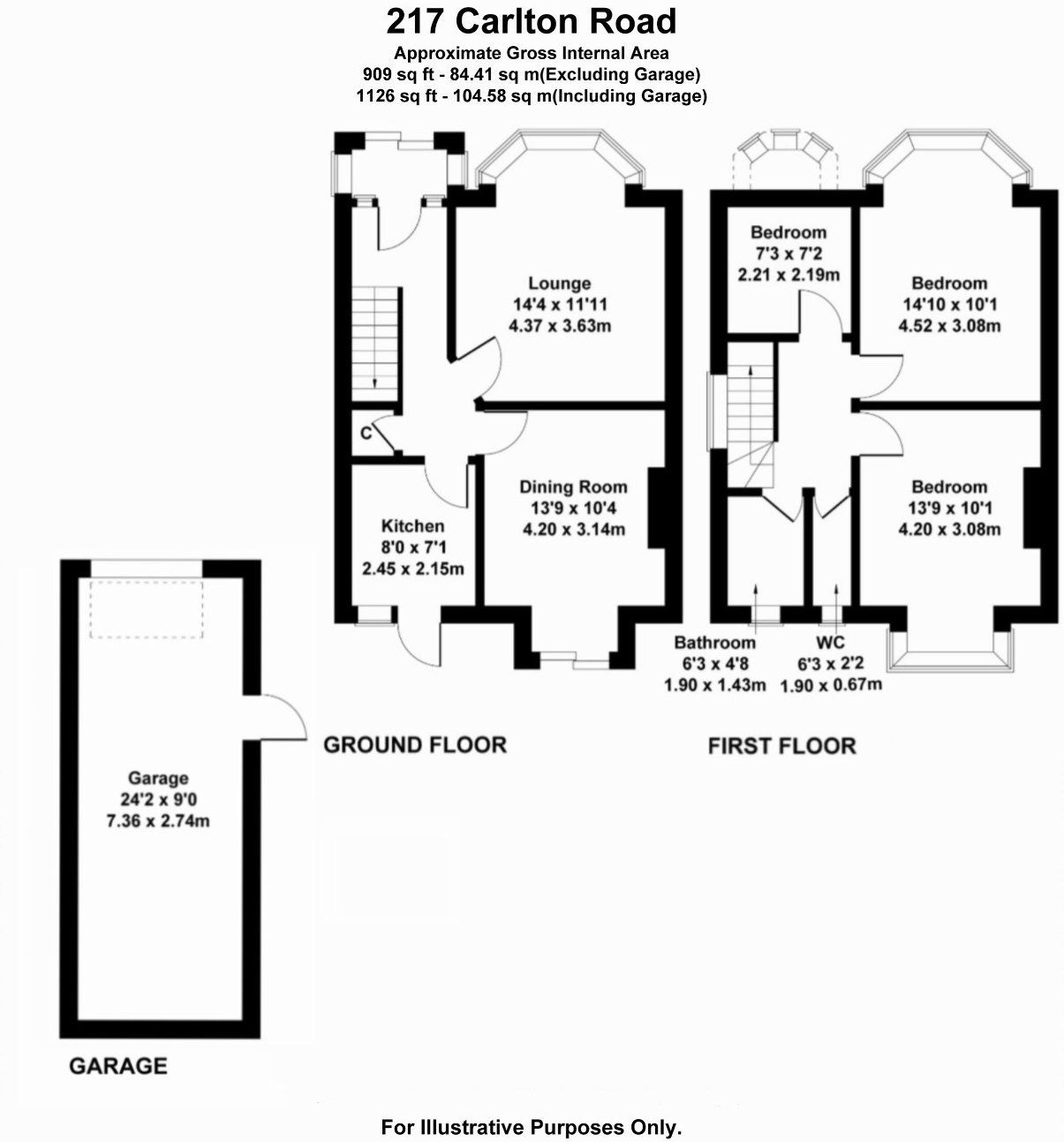 Carlton Road, Gidea Park floorplan