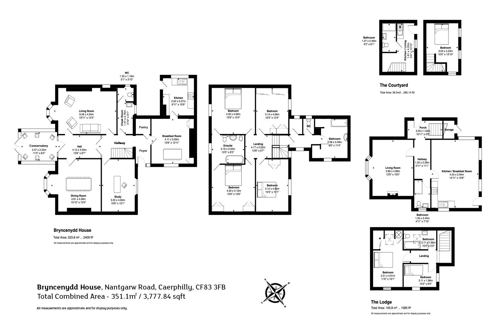Bryncenydd House, Nantgarw Road, Caerphilly floorplan