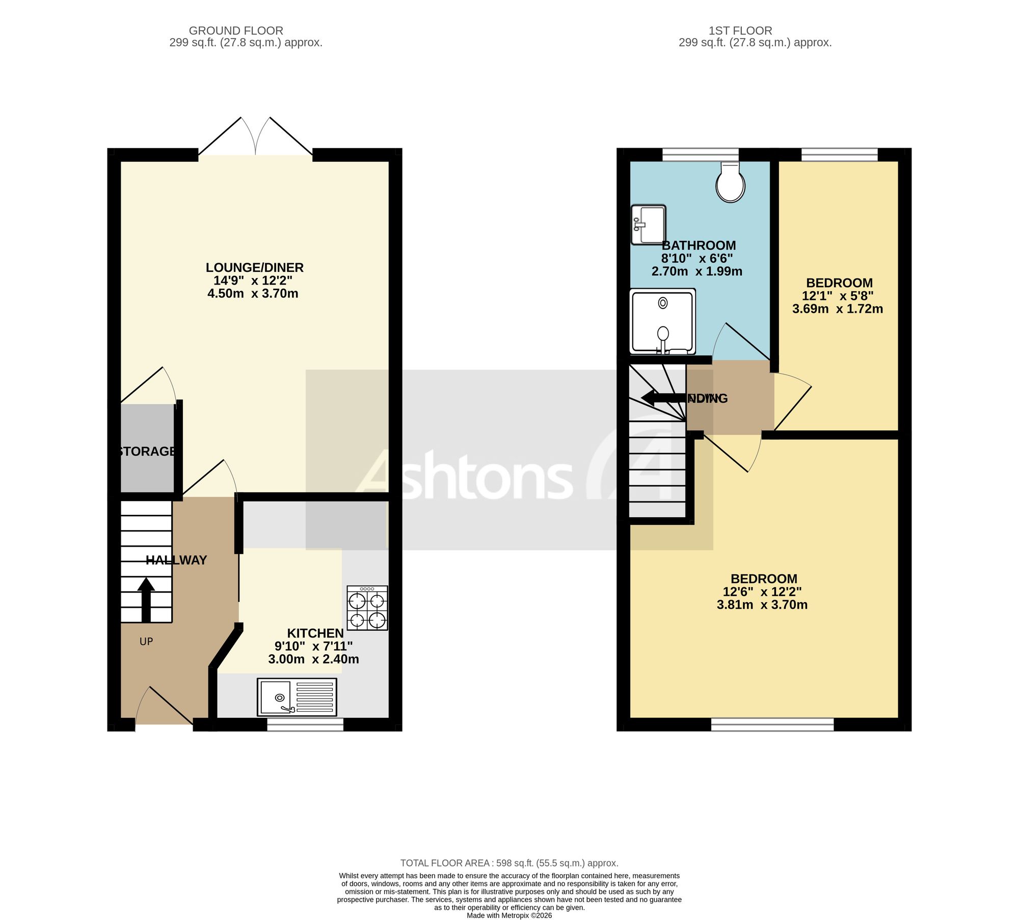 133 Waltersgreen Crescent, Warrington floorplan