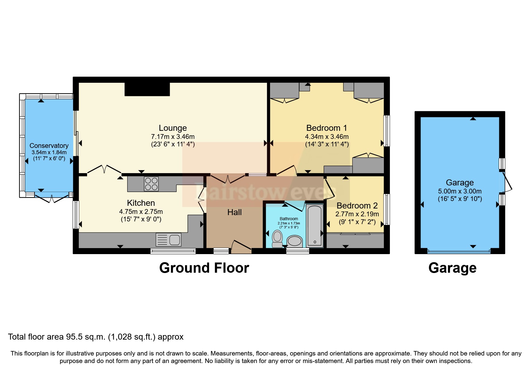 Royal Oak Drive, Selston, Nottingham NG16, 2 bedroom bungalow for sale