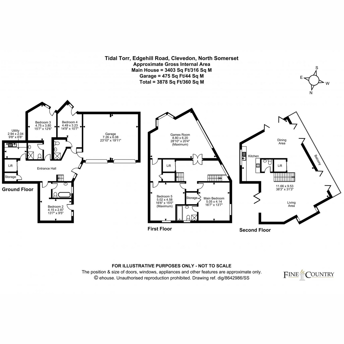 Tidal Tor, 17c, Edgehill Road, Clevedon floorplan