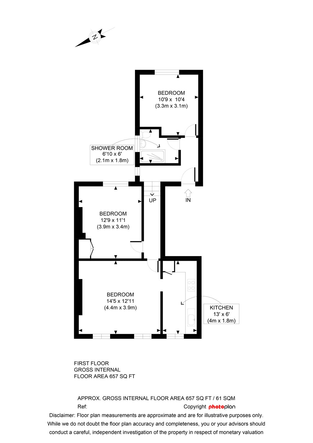 2 Bedrooms  to rent in Church Lane, Crouch End, London N8