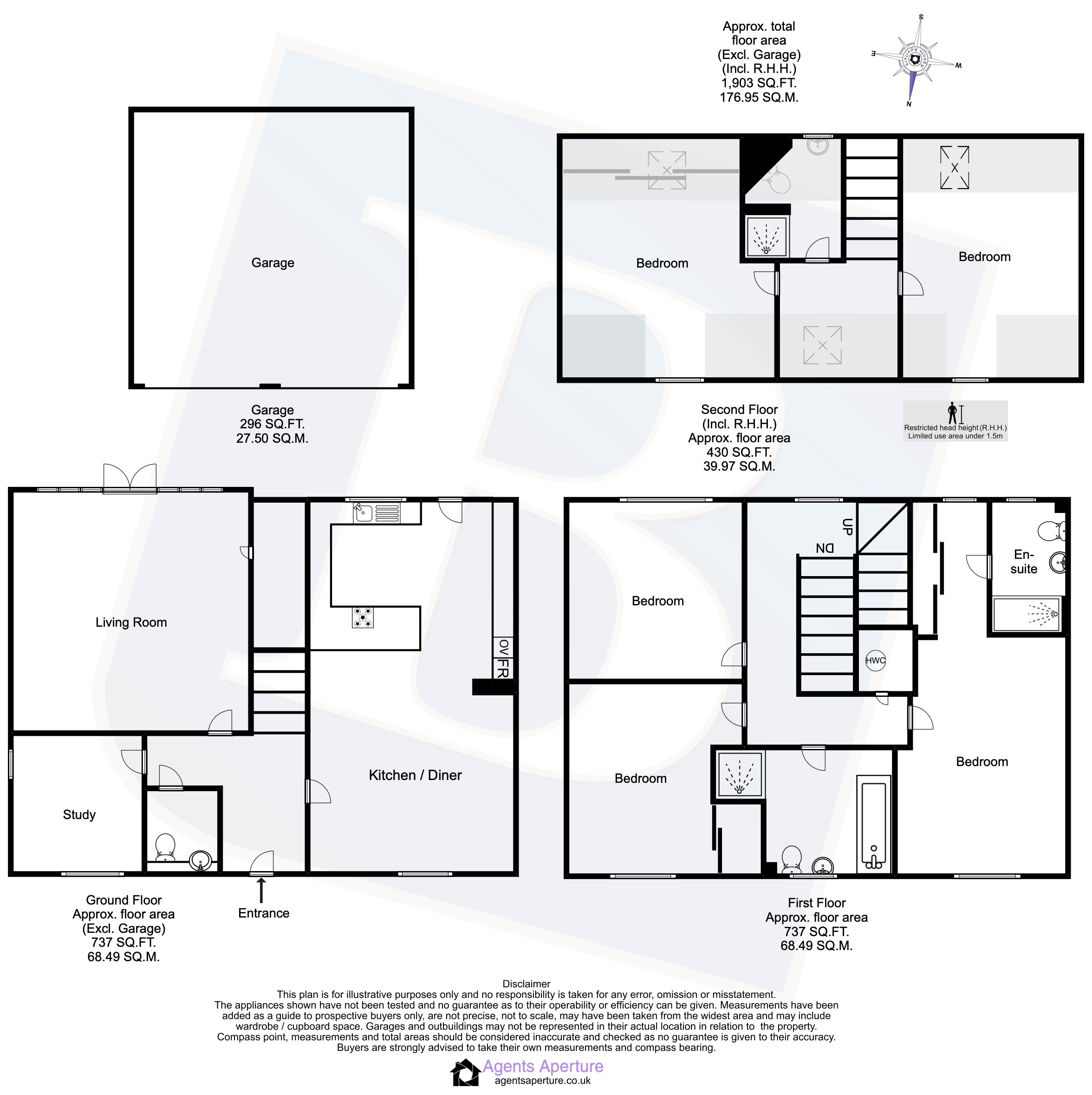 1, Scholars Crescent, Essex floorplan