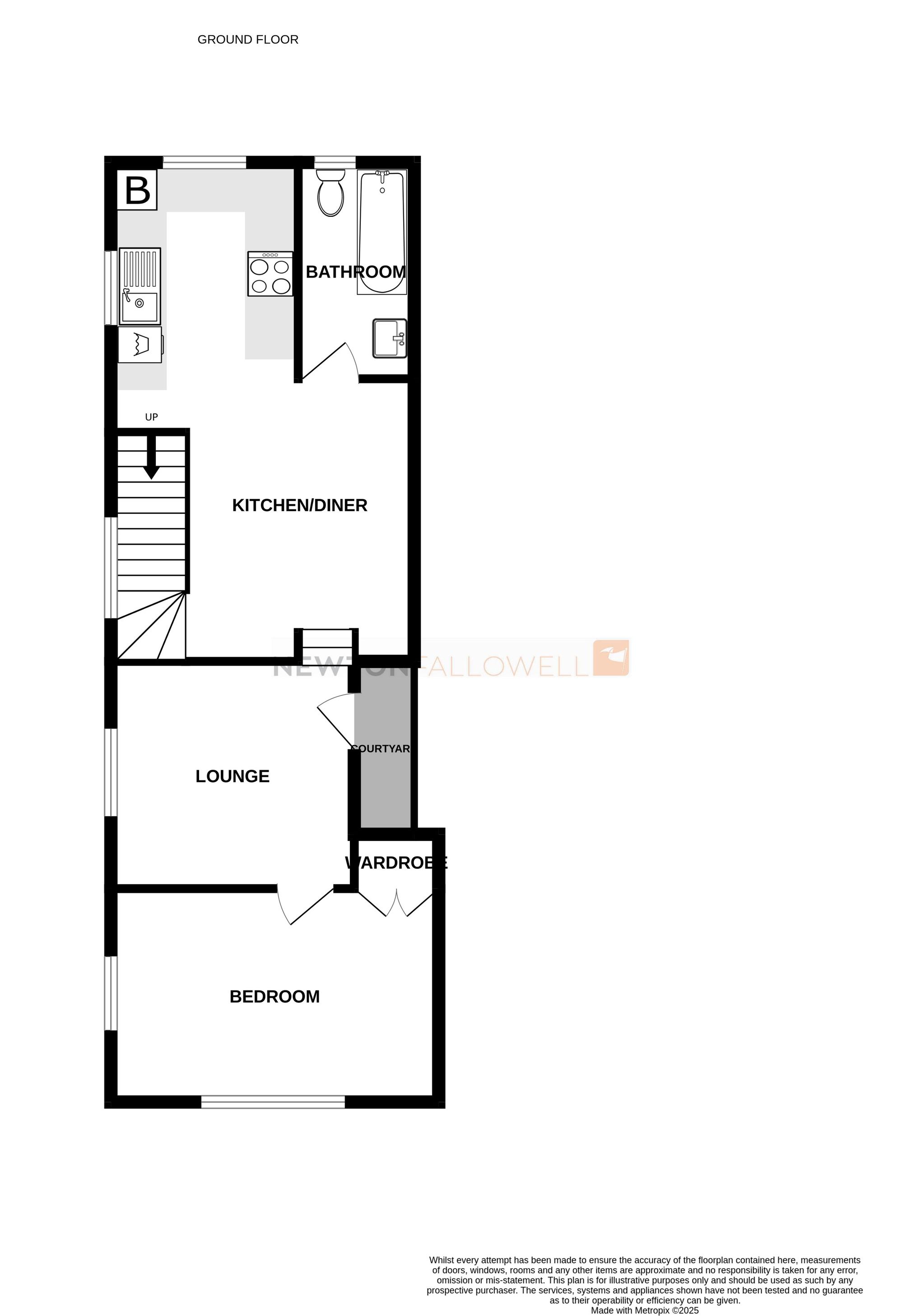 41b Castlegate, Grantham floorplan
