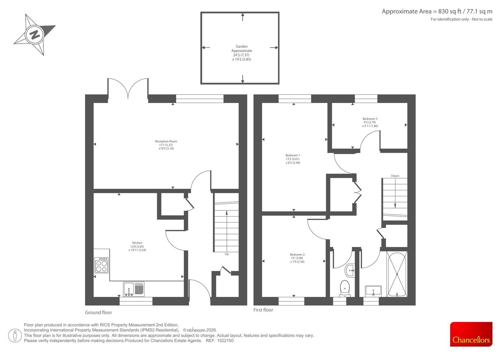 37, Herald Way, Bicester floorplan