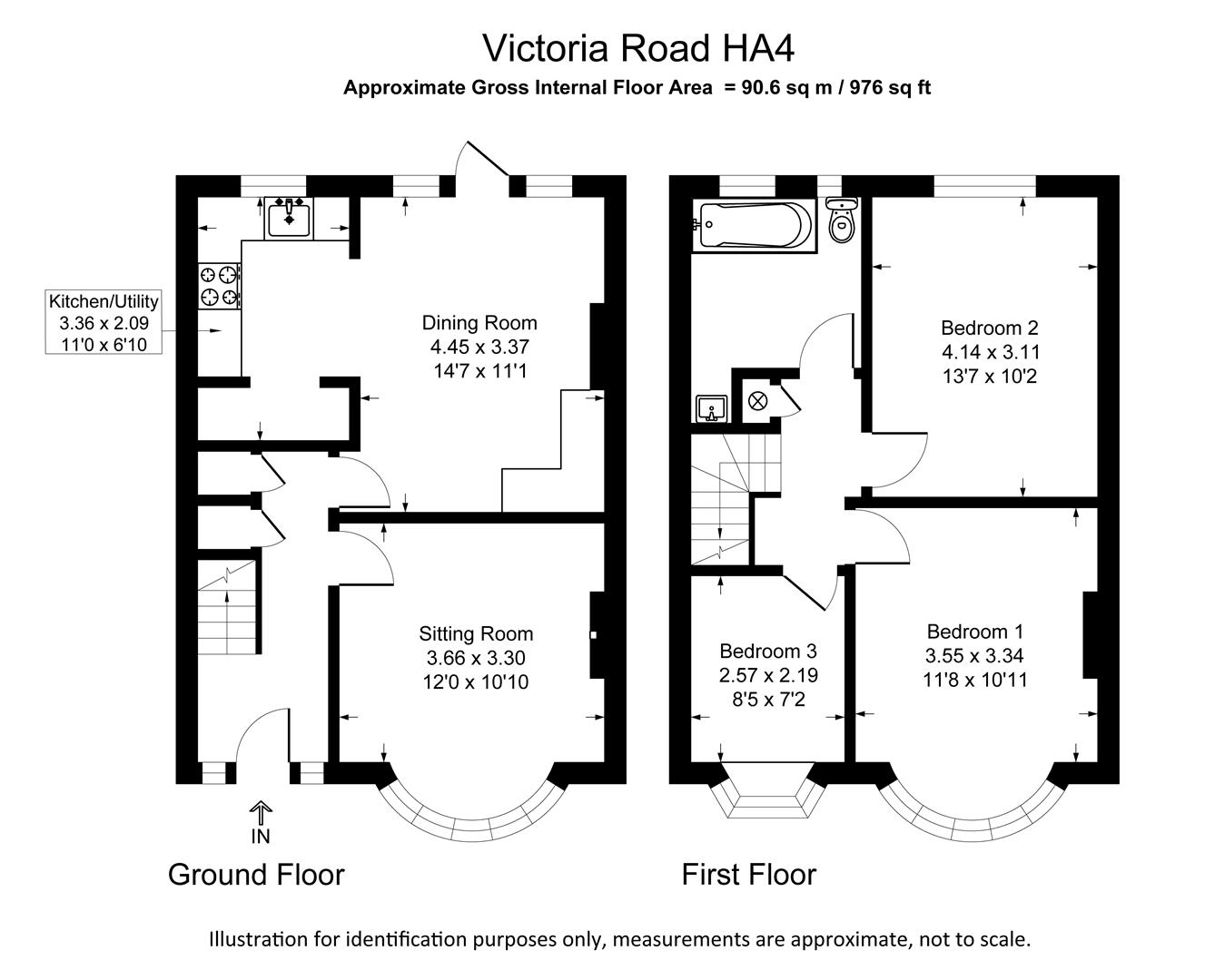 197, Victoria Road, Ruislip floorplan