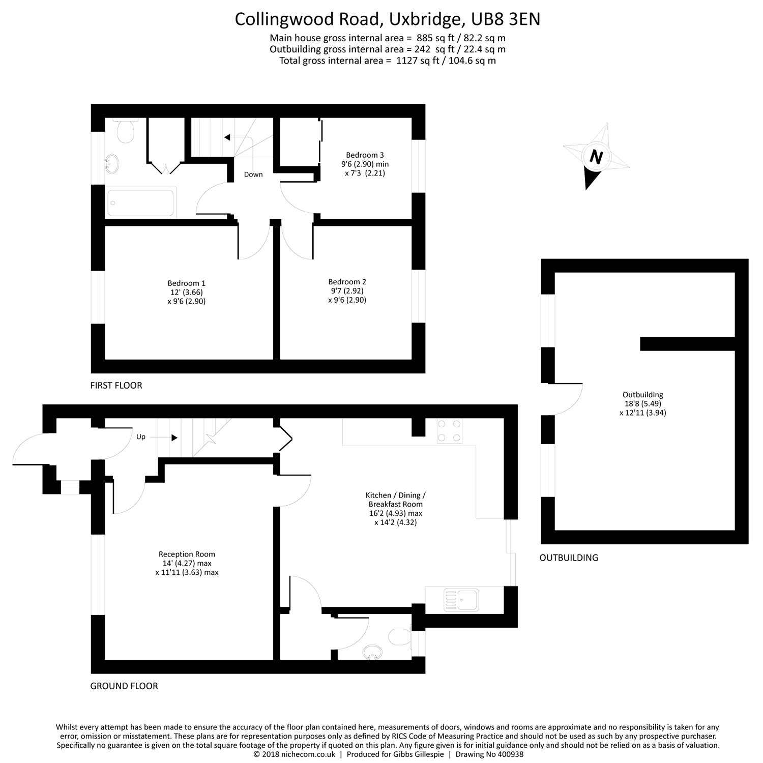 3 Bedrooms Semi-detached house for sale in Collingwood Road, Hillingdon, Middlesex UB8