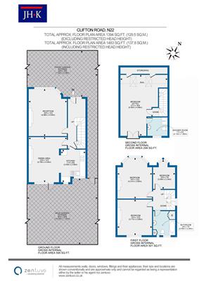 4 Bedrooms End terrace house to rent in Clifton Road, Alexandra Park, London. N22