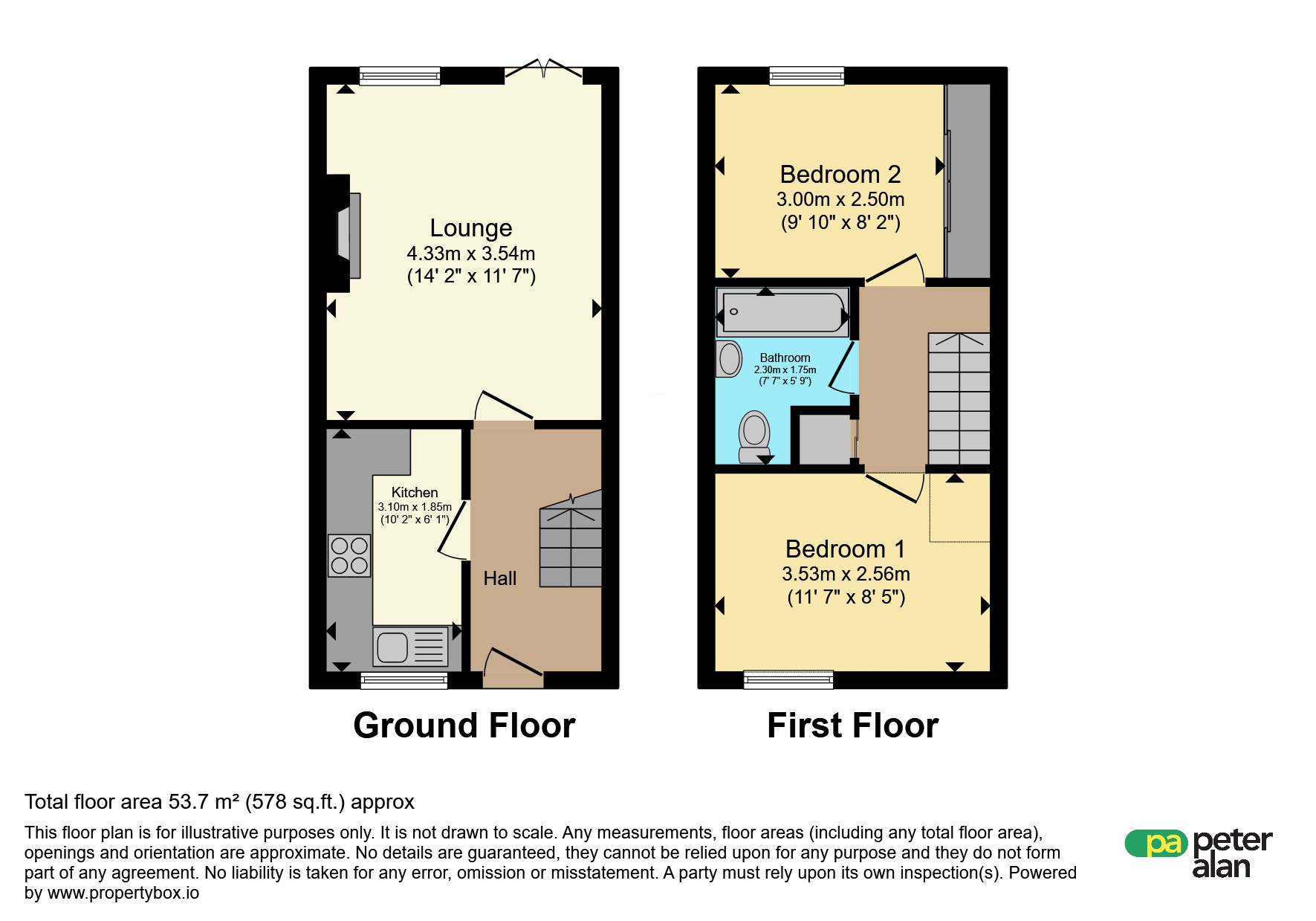 31, Price Street, Tredegar floorplan
