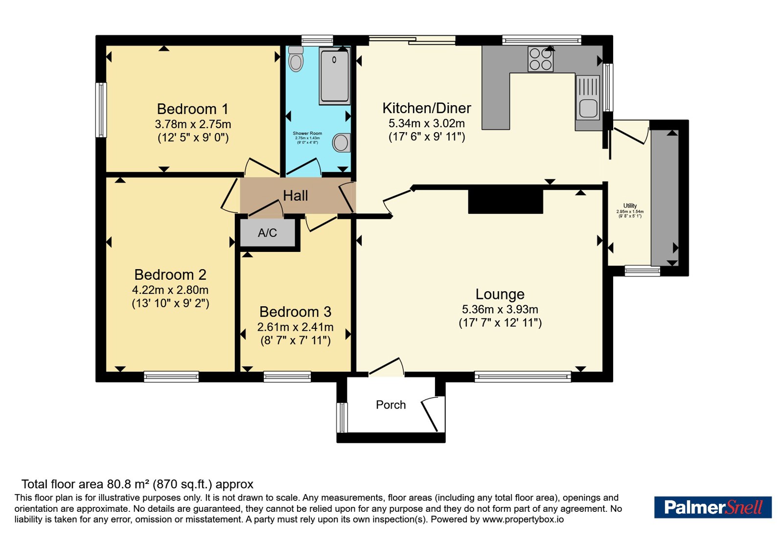 5, Hamdon Close, Somerset floorplan