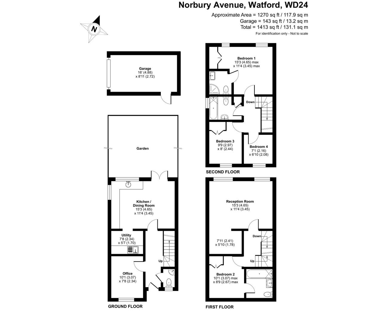 Norbury Avenue, Watford floorplan