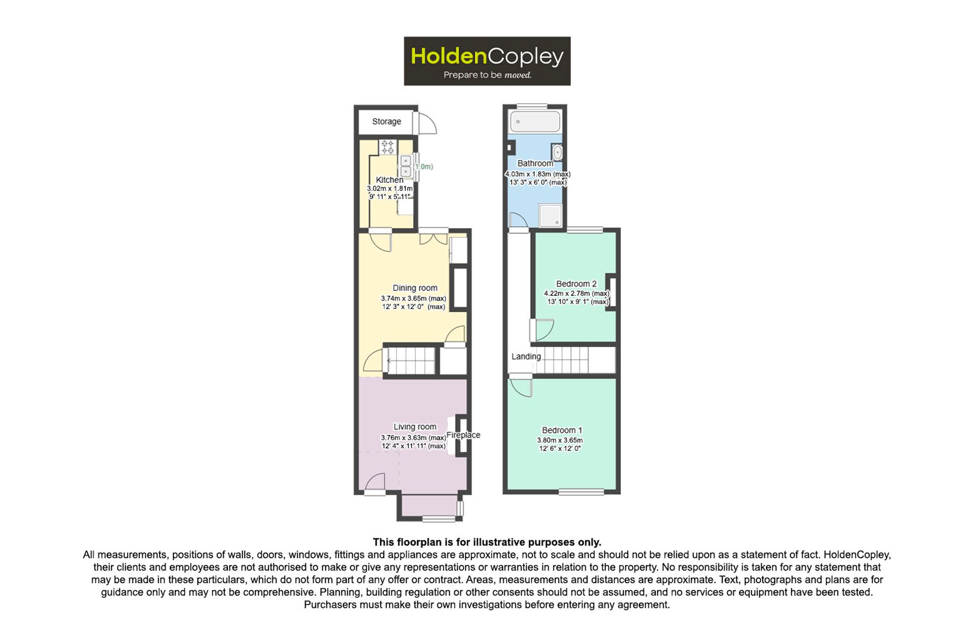 67 Portland Road, Nottingham floorplan