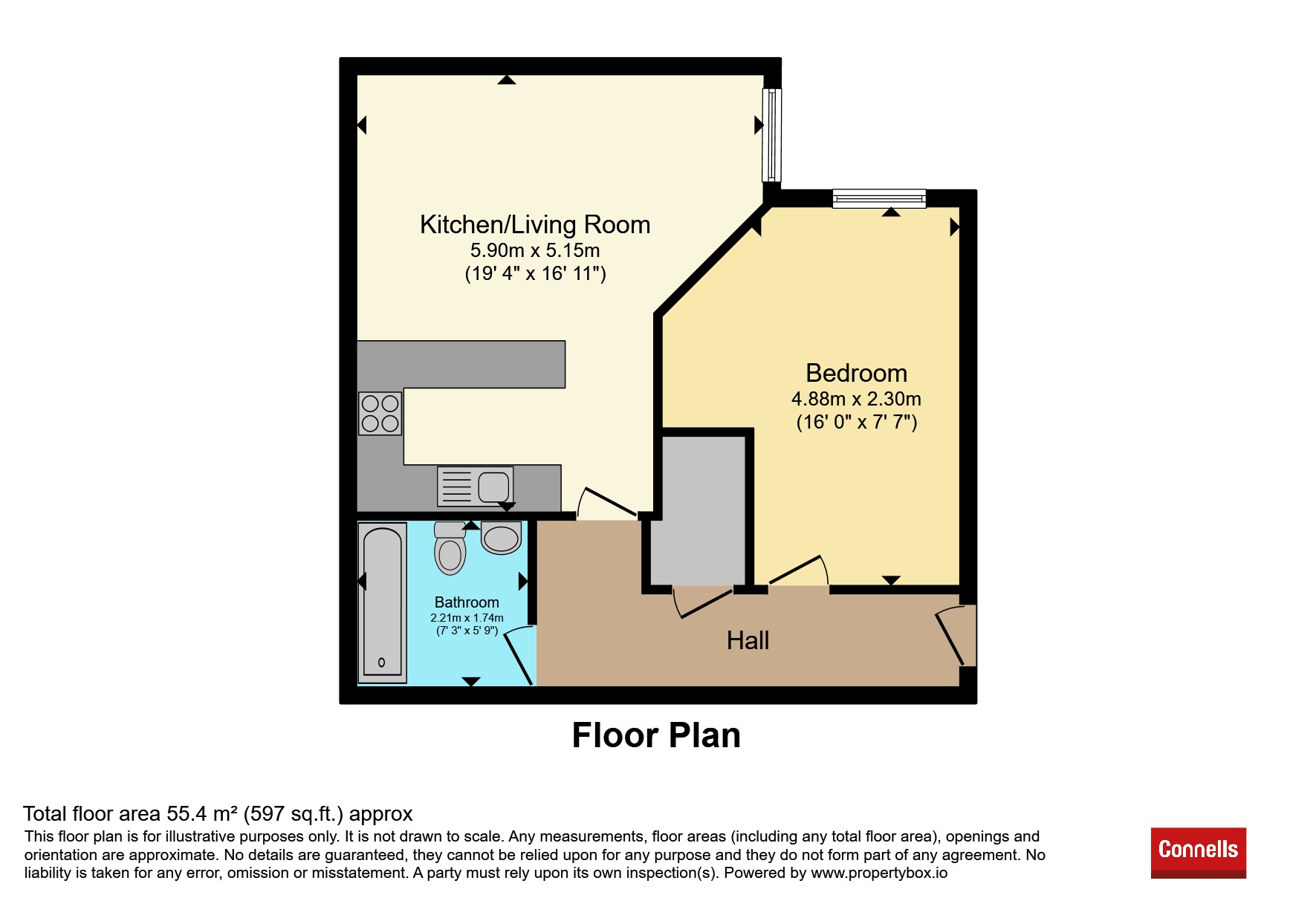 Apartment 18, 4, Legge Lane, Birmingham floorplan