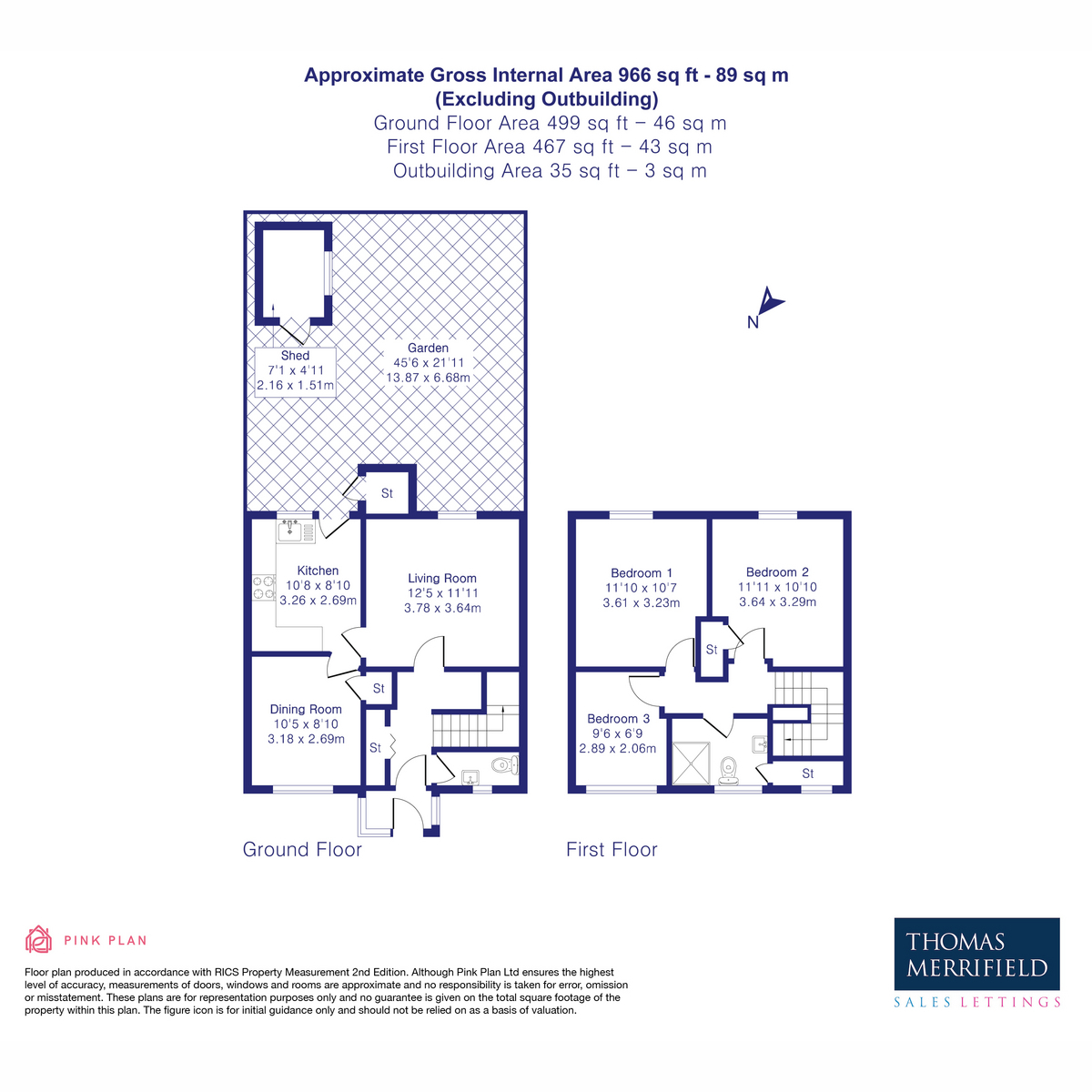 9, Lee Close, Kidlington floorplan