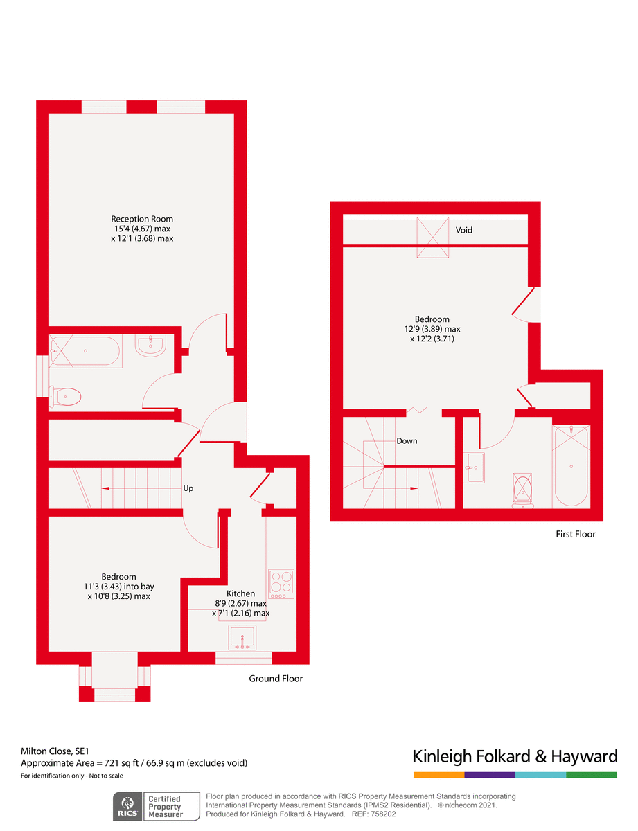 Milton Close, London floorplan