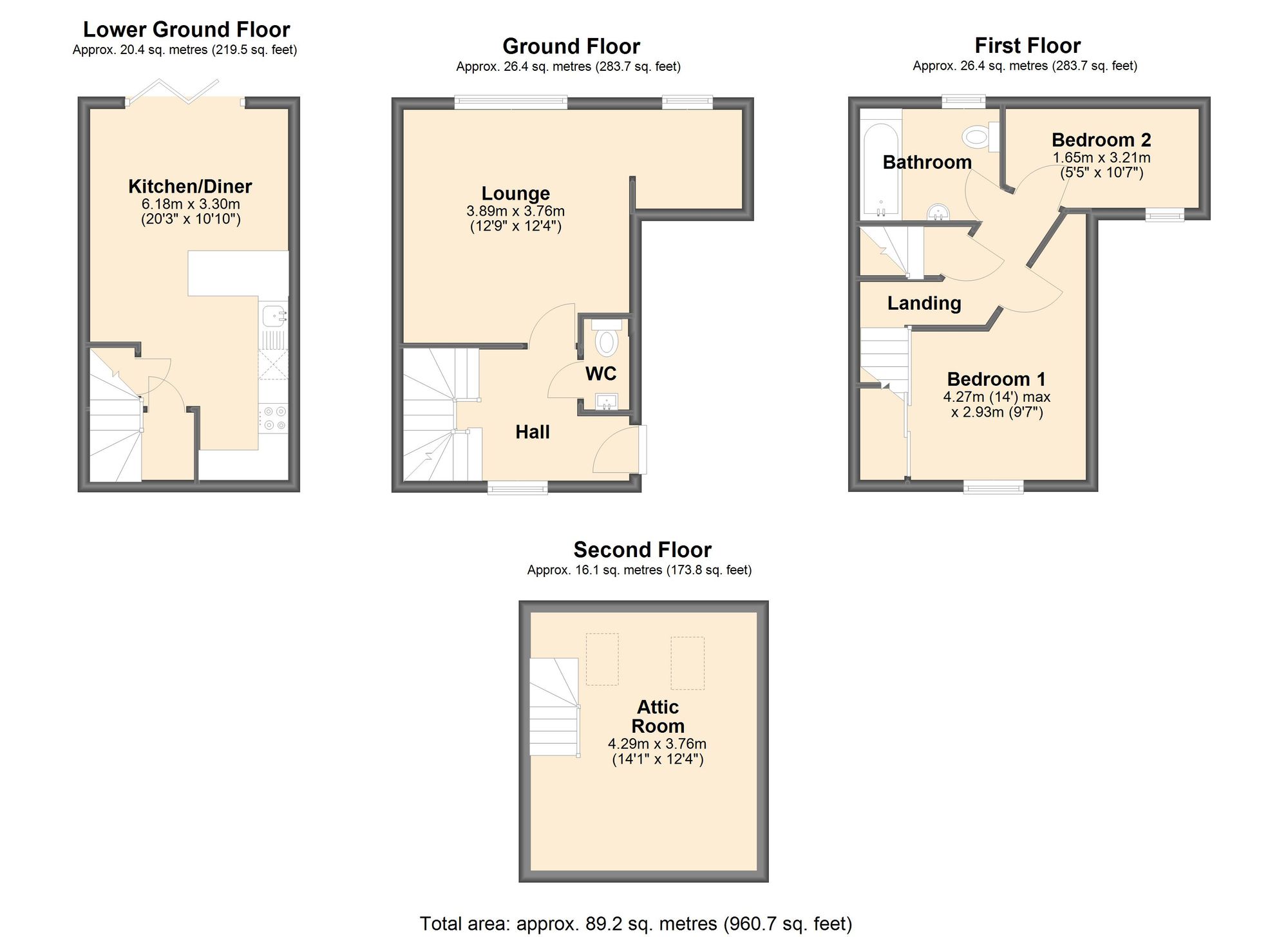 215 Upperthorpe, Sheffield floorplan