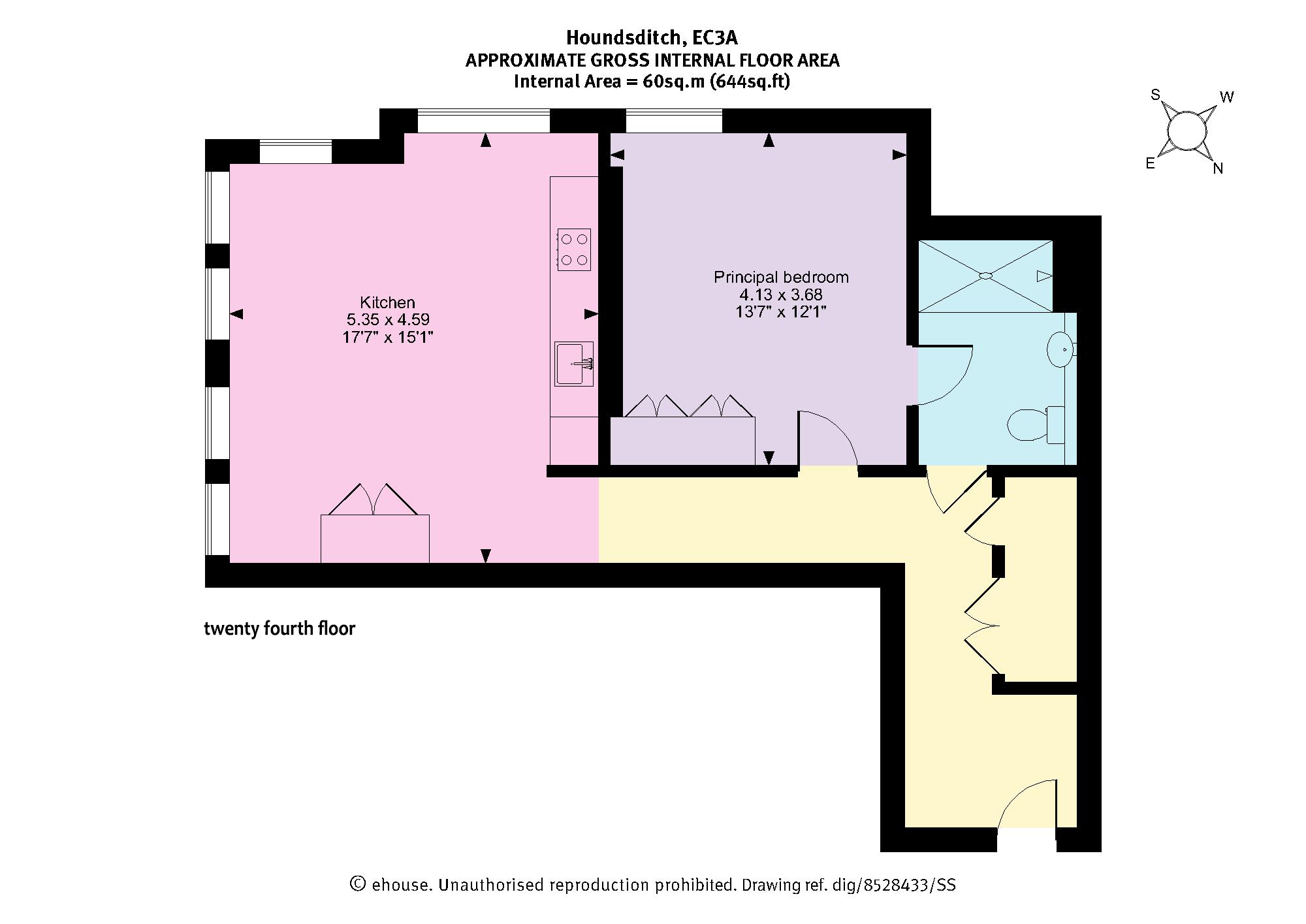 80, One Bishopsgate Plaza, London floorplan