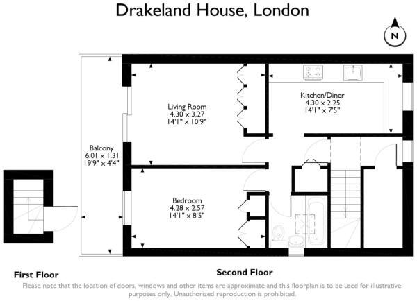 46 Fernhead Road, London, W9 3ES floorplan