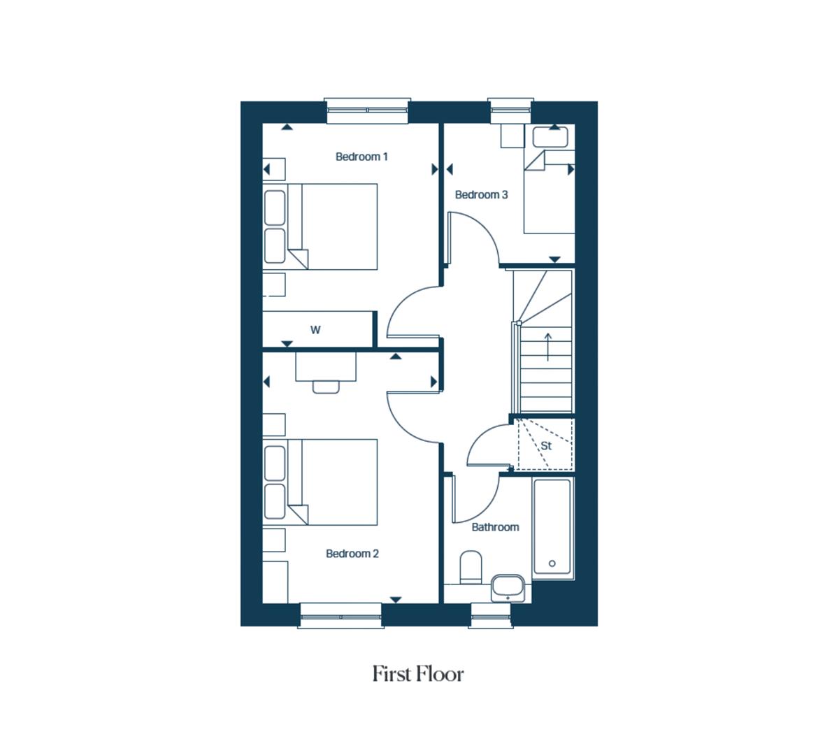 Plot 169, The Sandpiper, Bullockstone Road, Herne Bay floorplan