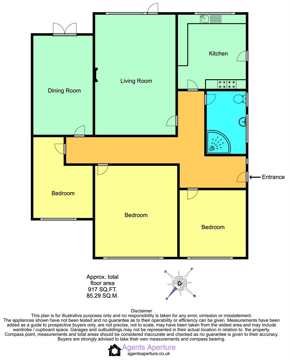 6, Palace Close, Whitstable floorplan