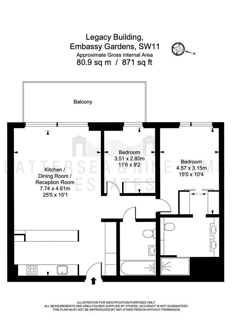 Legacy Building, Embassy Gardens floorplan