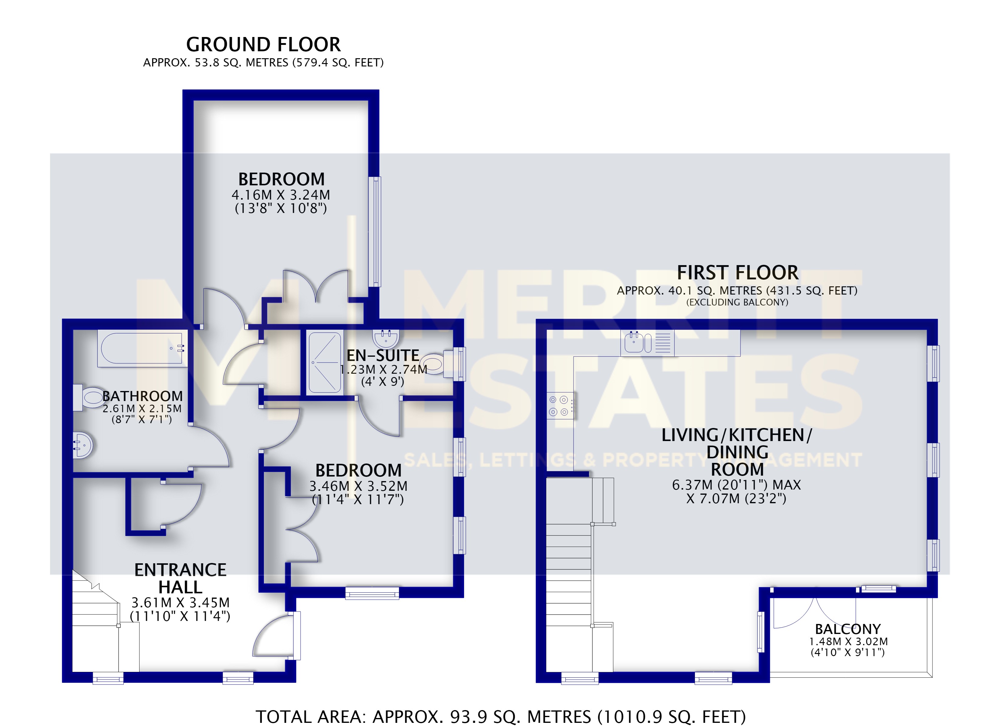 2 The Pinnacle, The Ropewalk, Nottingham floorplan