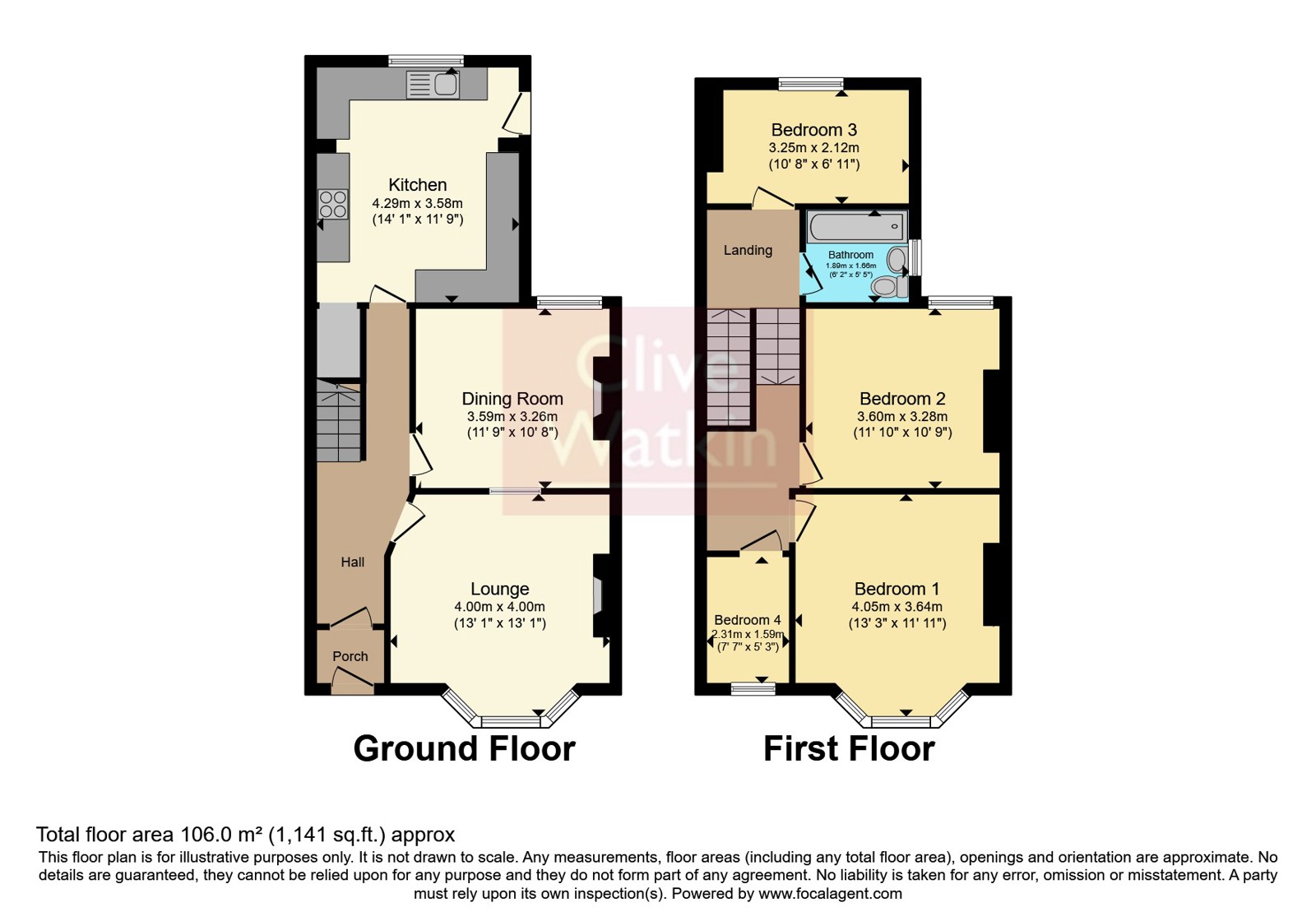 4, Mather Road, Prenton floorplan