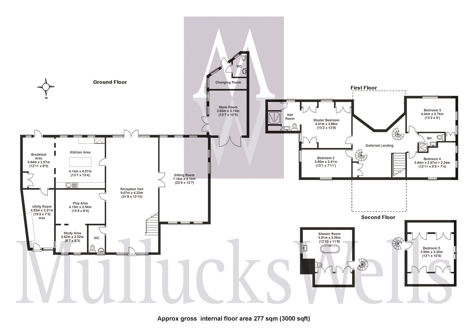 5 Bedrooms Detached house for sale in Purton End, Nr Saffron Walden, Essex CB11