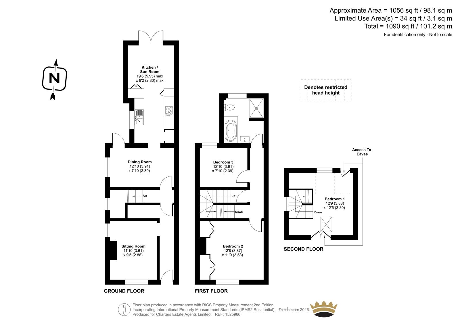 24, Hyde Abbey Road, Winchester floorplan