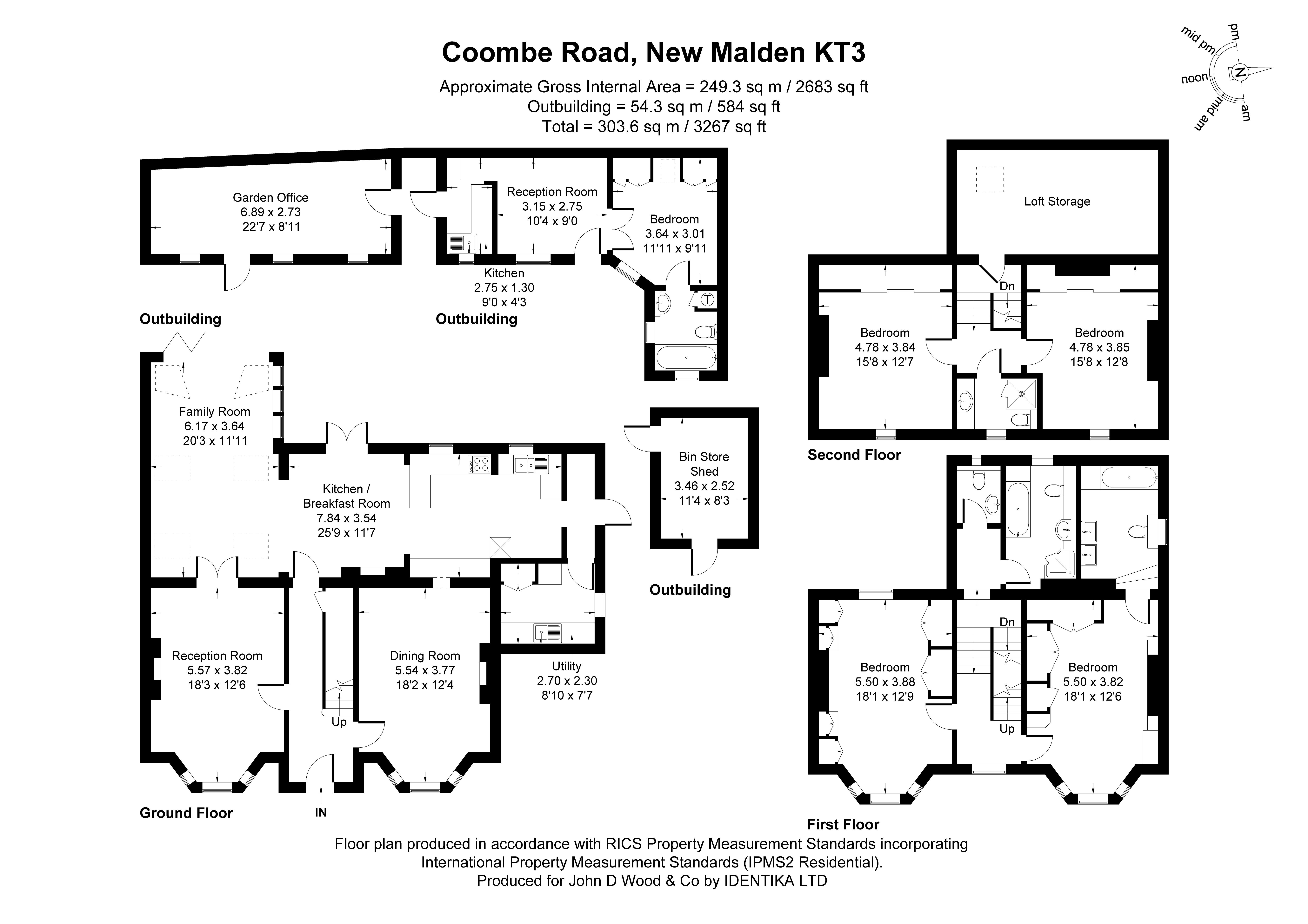 Coombe Road, New Malden floorplan
