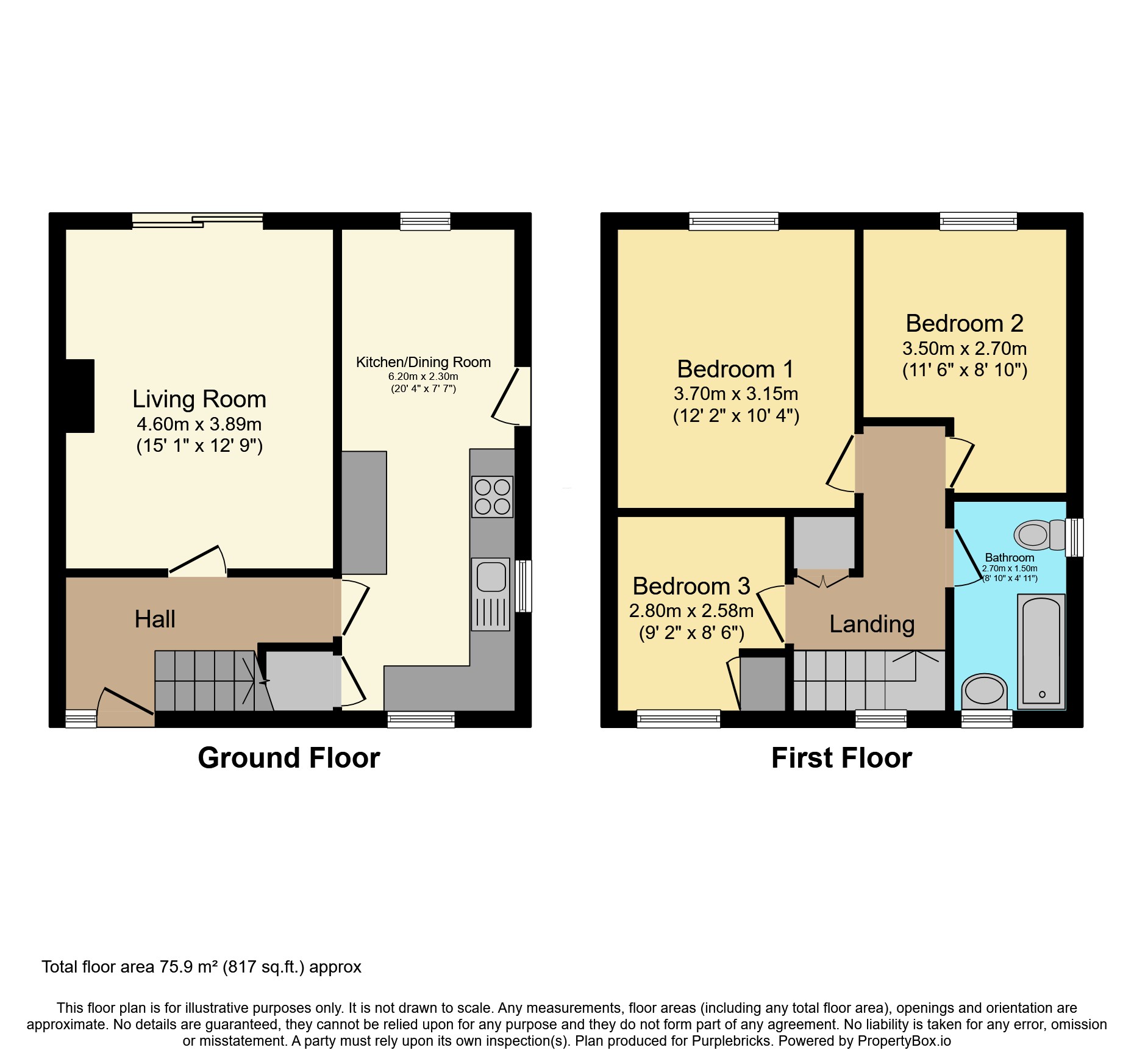 124, Churchill Road, Walsall floorplan
