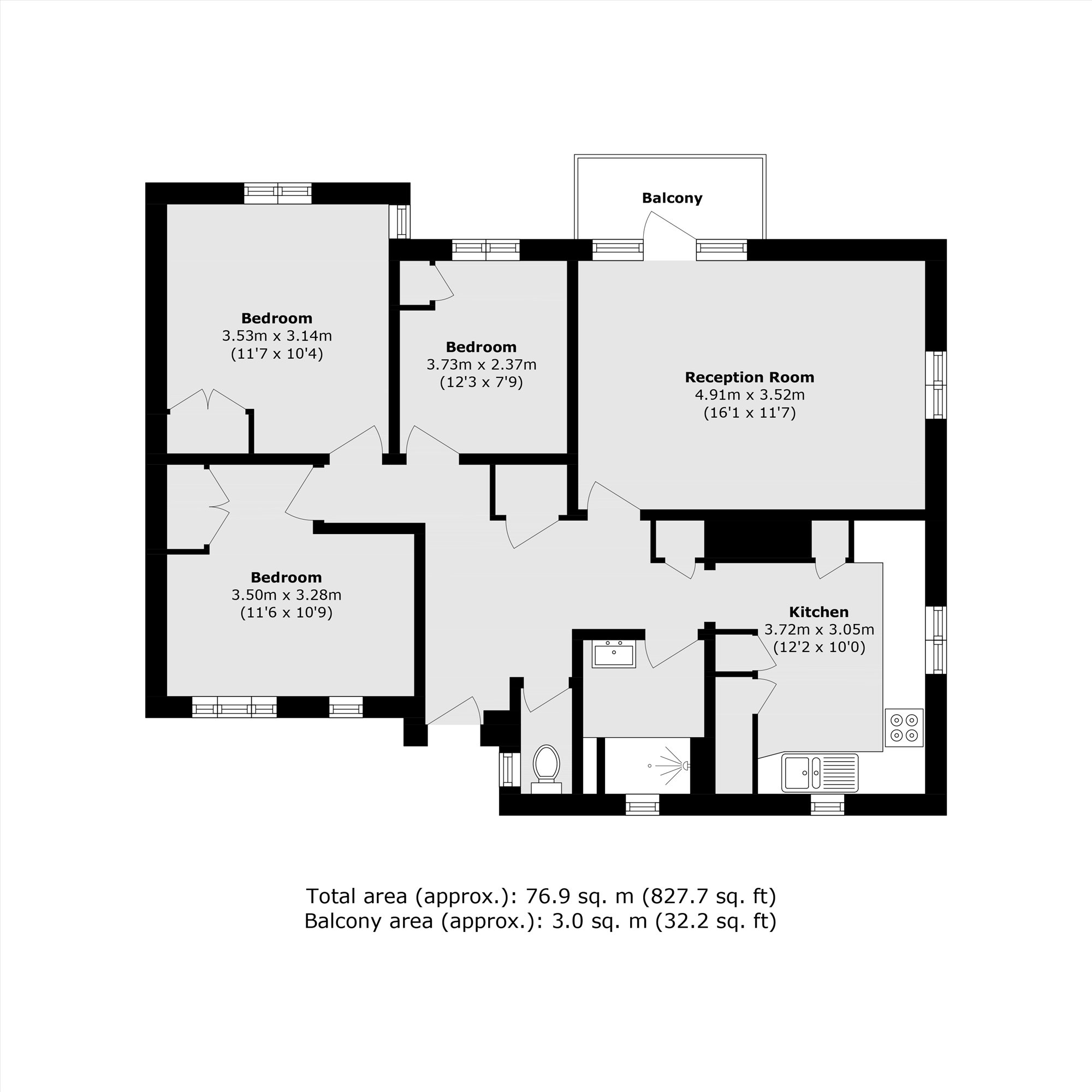 Dulwich Common, London floorplan