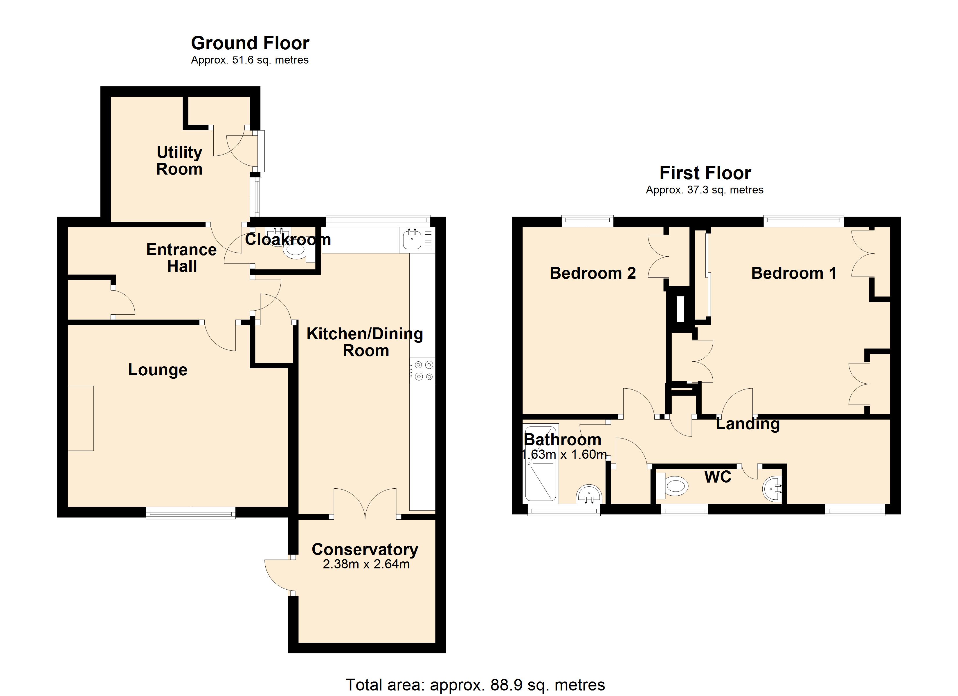 2 Bedrooms Terraced house for sale in Primrose Way, Worksop S81