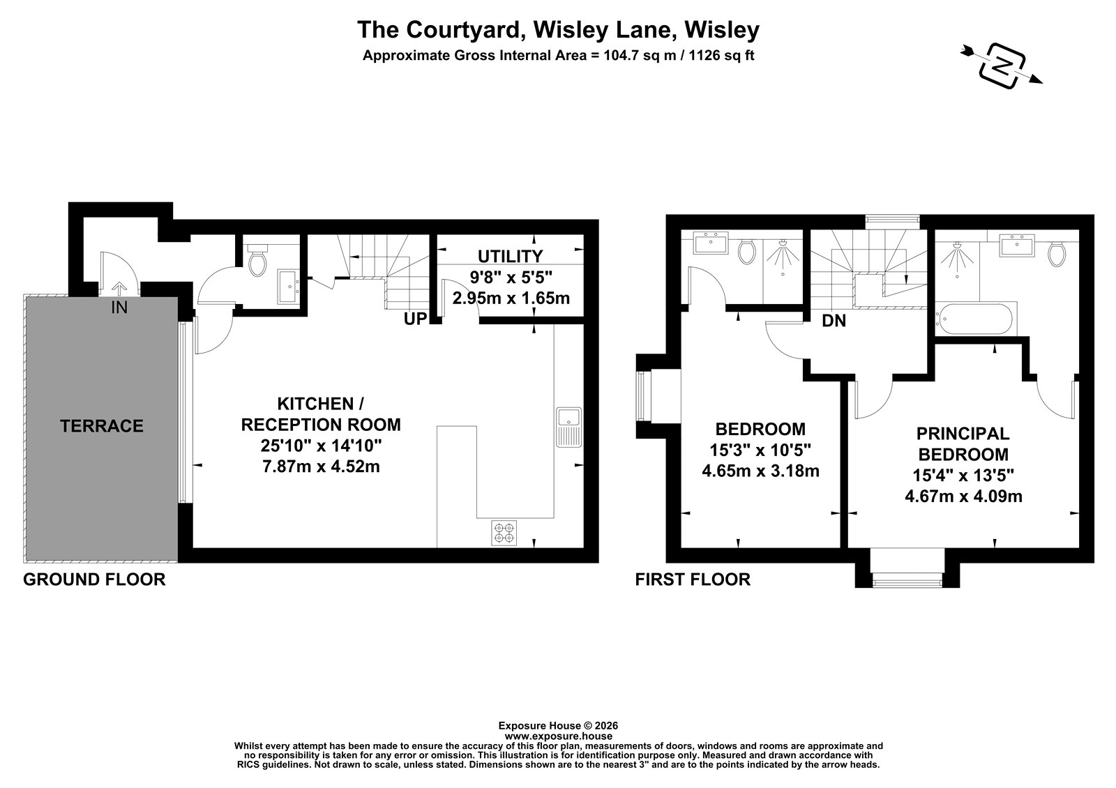 Plot 9,, The Courtyard, Wisley floorplan