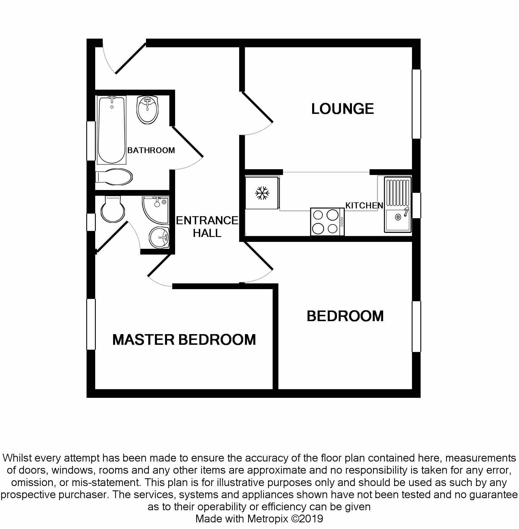 2 Bedrooms Flat to rent in Windermere Avenue, Purfleet RM19