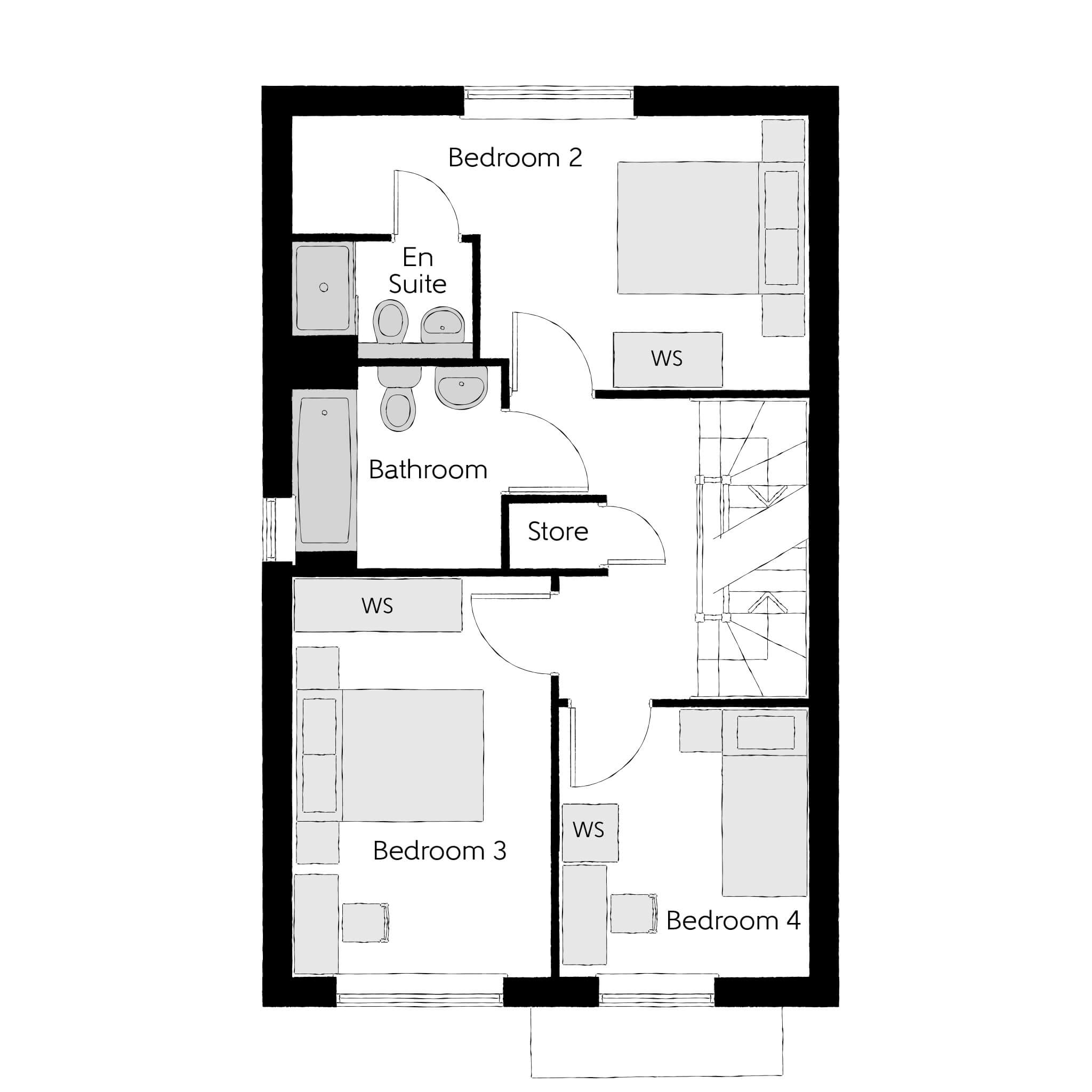 69, 45 Mountbatten Way, Bishop's Stortford floorplan