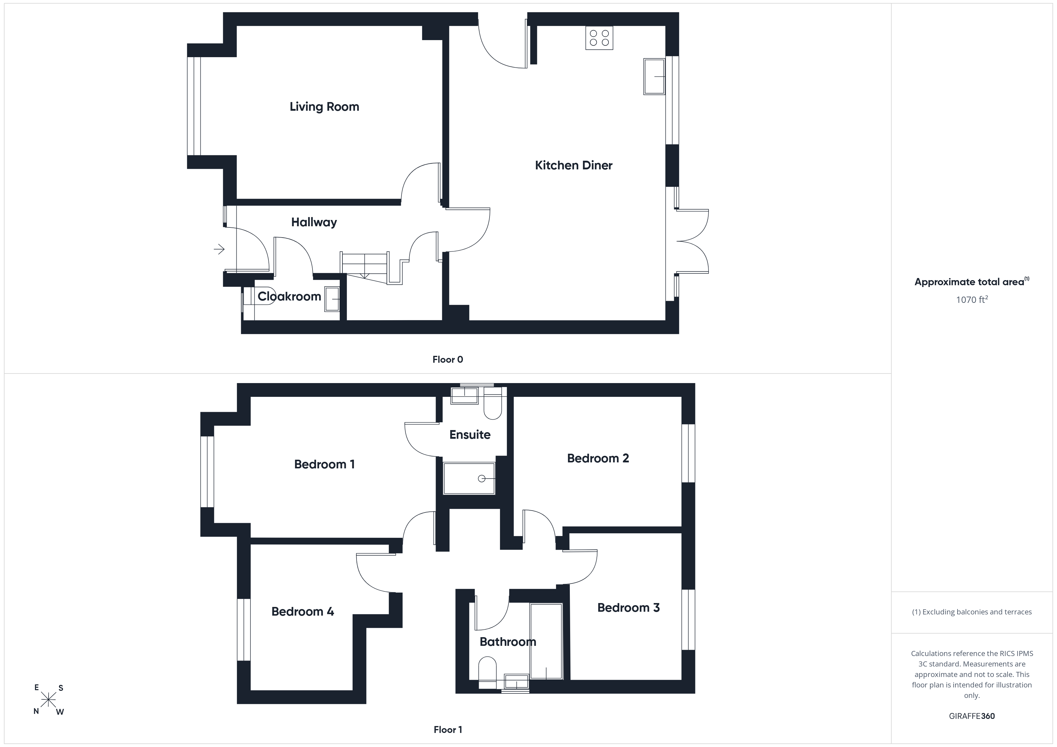 1, Osborne Way, Bury St Edmunds floorplan