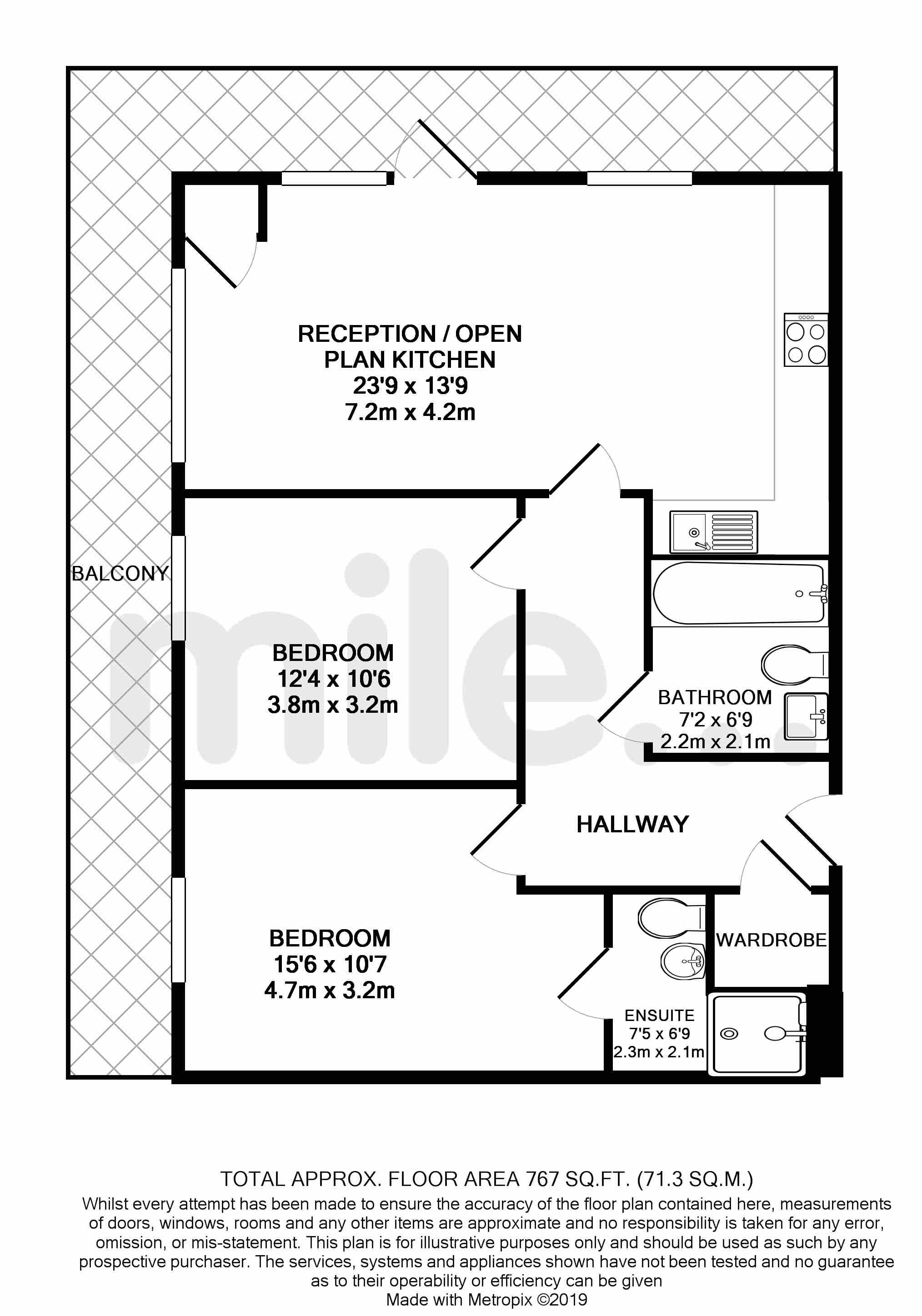 2 Bedrooms Flat for sale in Mar House, The Hyde, Colindale, London NW9