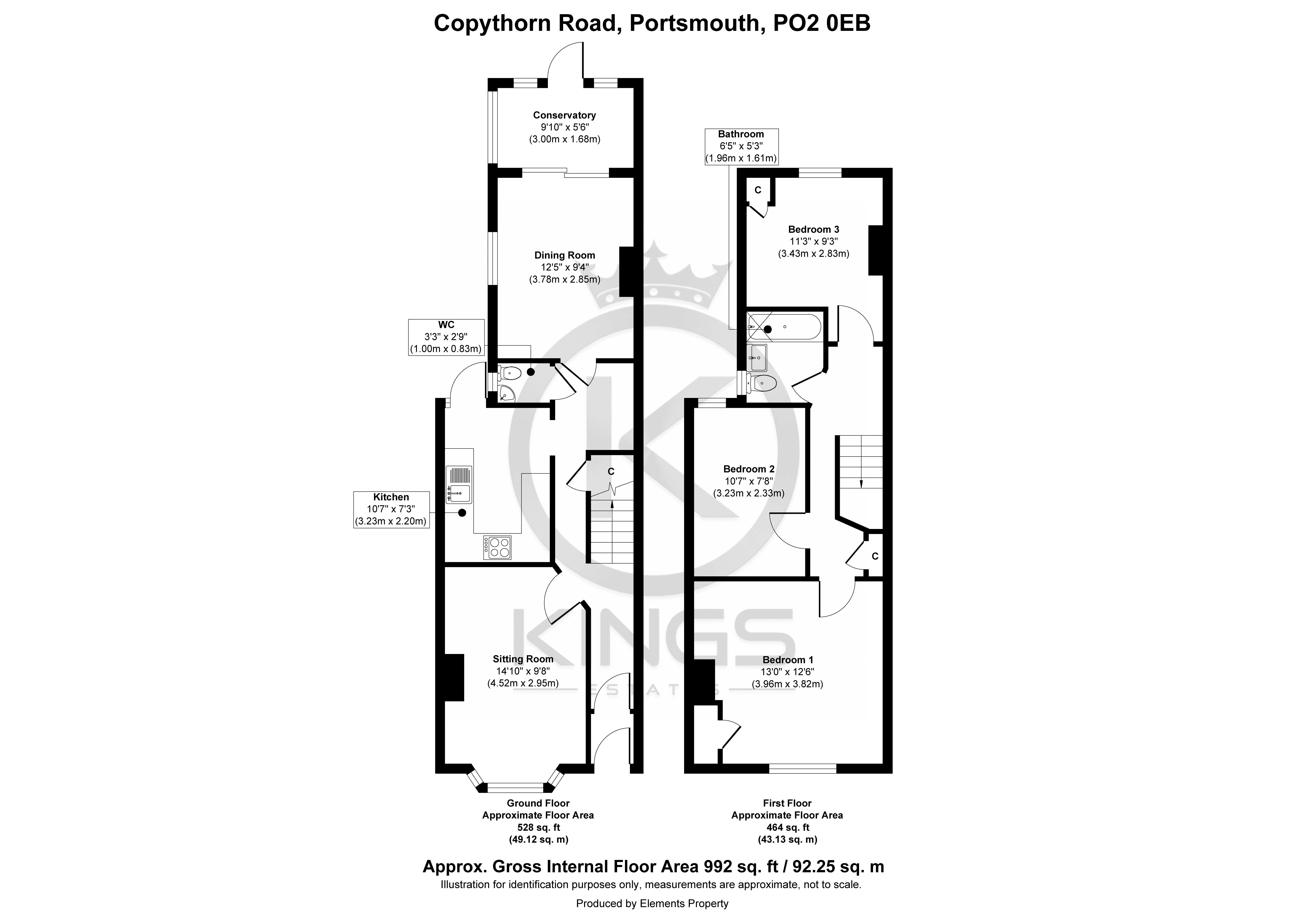 6, Copythorn Road, Portsmouth floorplan