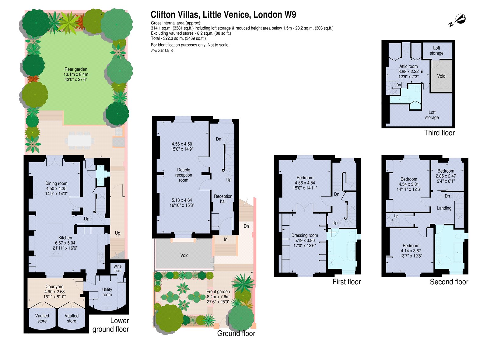 2, Clifton Villas, London floorplan
