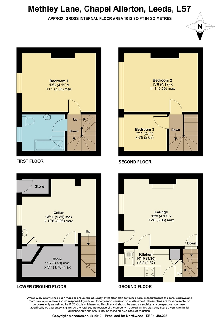 3 Bedrooms Terraced house for sale in Methley Lane, Chapel Allerton, Leeds LS7