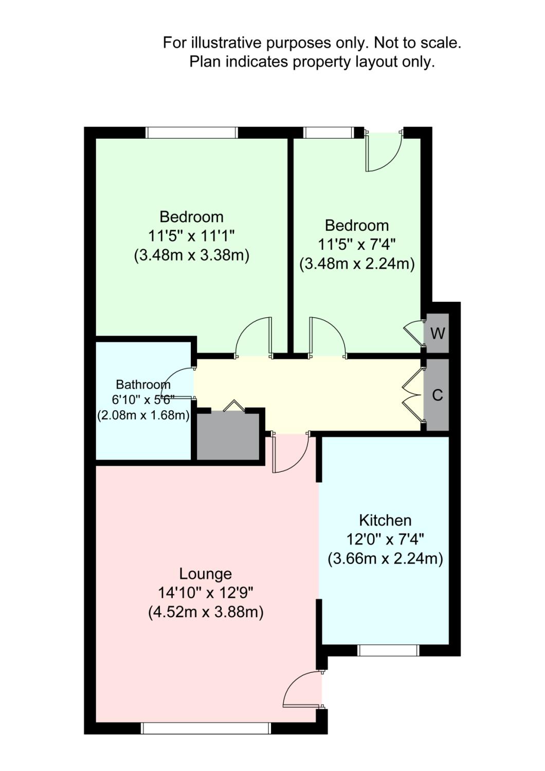 2 Bedrooms Flat for sale in Willaston Green Mews, Willaston, Neston, Cheshire CH64