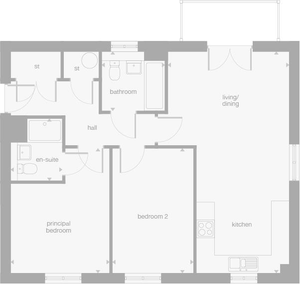 1077, William Heelas Way, South Wokingham floorplan