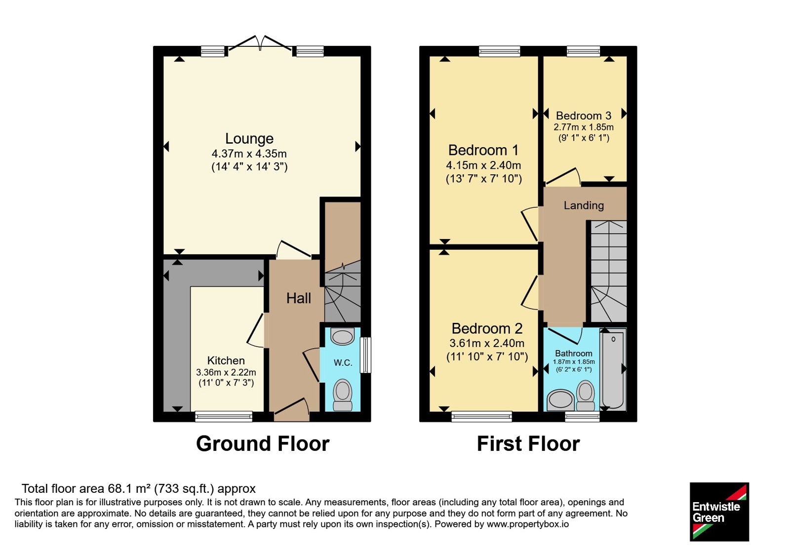 122, Kentfield Drive, Lancashire floorplan