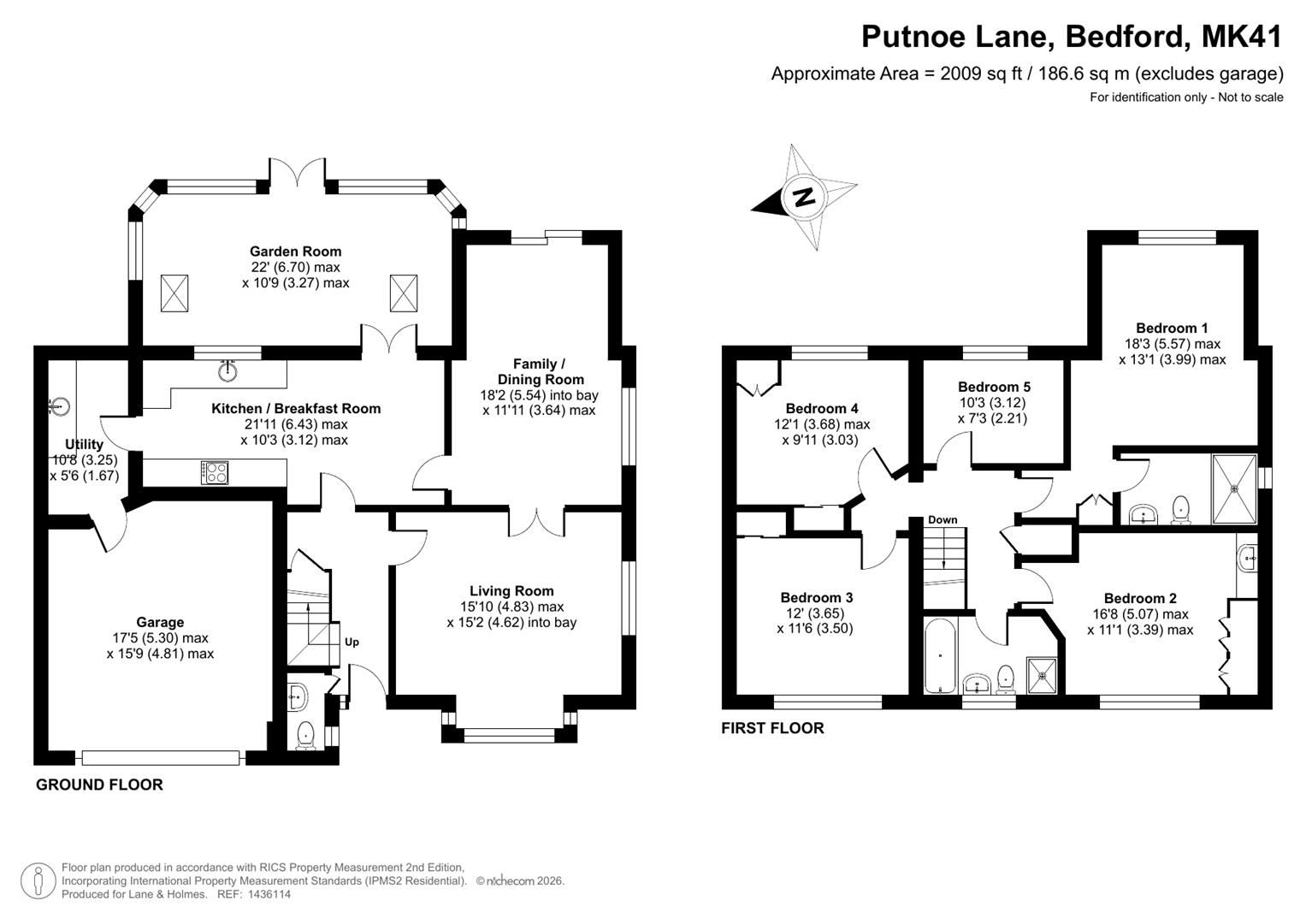 117, Putnoe Lane, Bedford floorplan