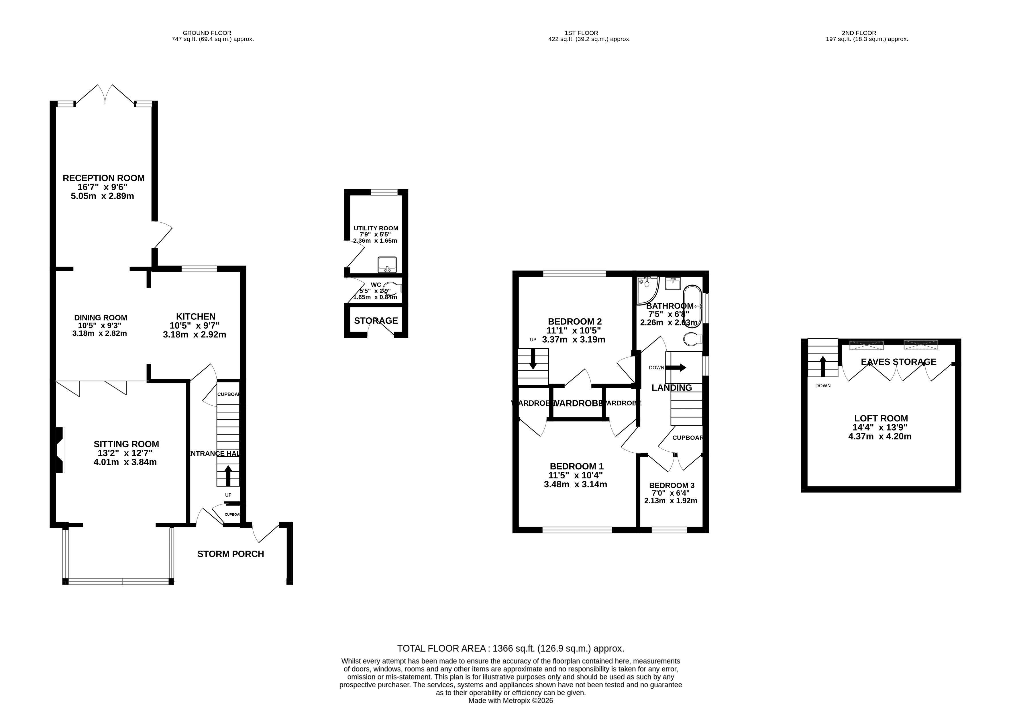 50, Sussex Road, Maidstone floorplan