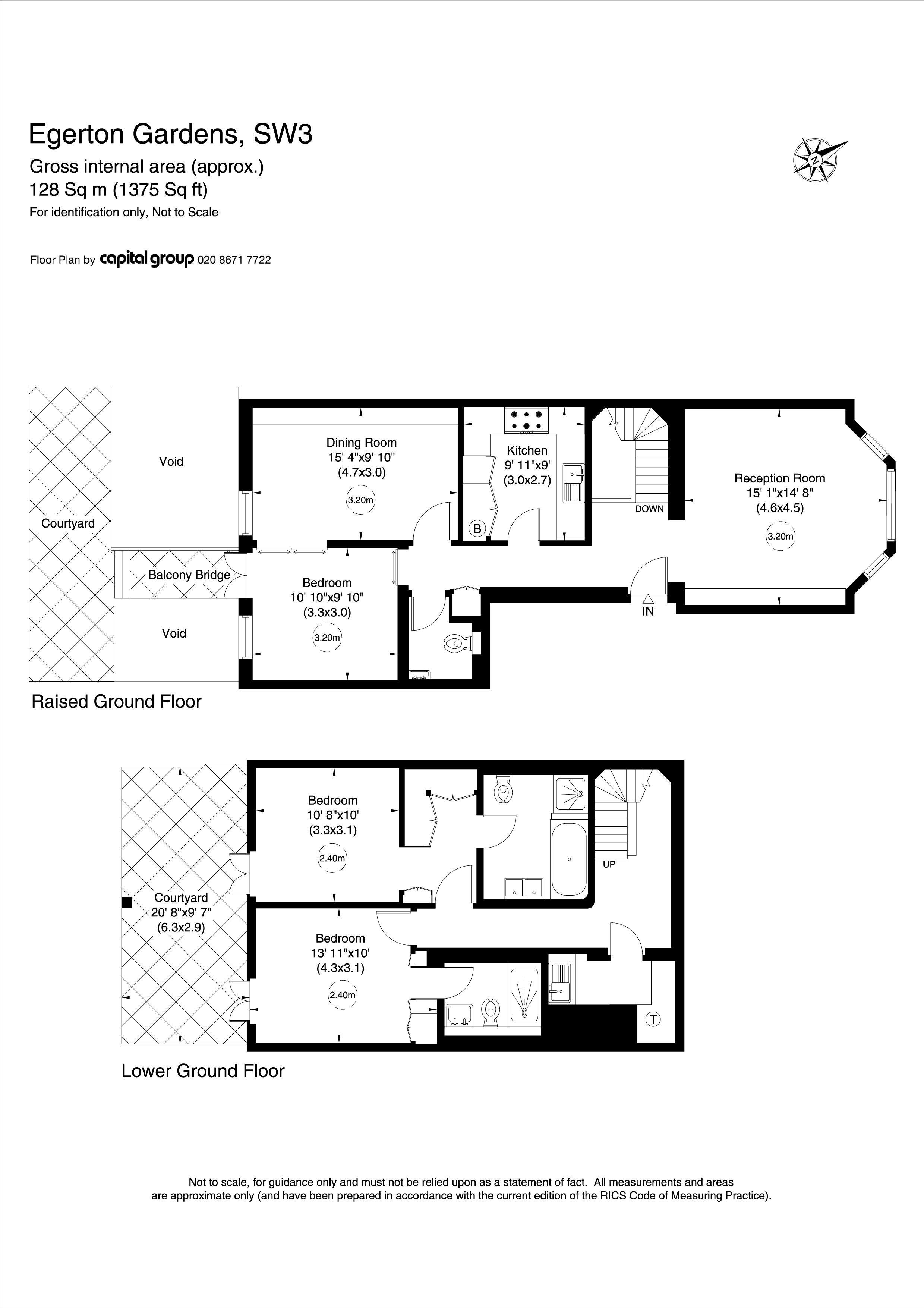Flat 2, 21-23, Egerton Gardens, Knightsbridge floorplan